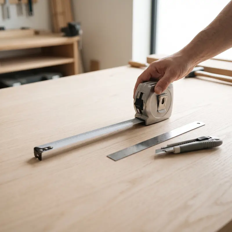 Meter, Regeln und Cutter